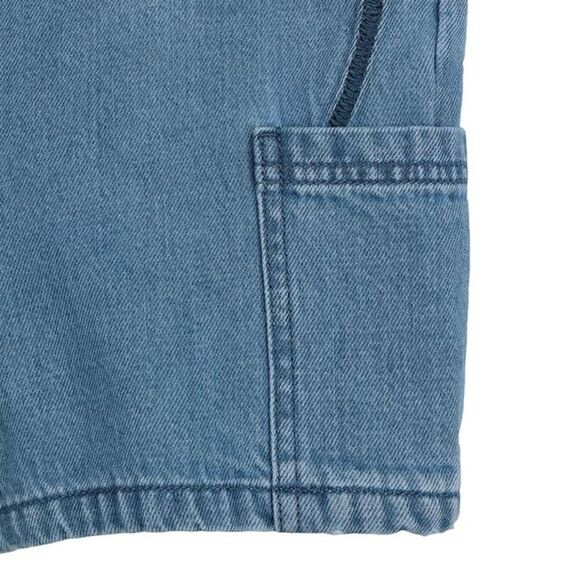 NWT Stella McCartney Kids Girl Embroidered Palms Denim Overalls Size 8 - Picture 4 of 9